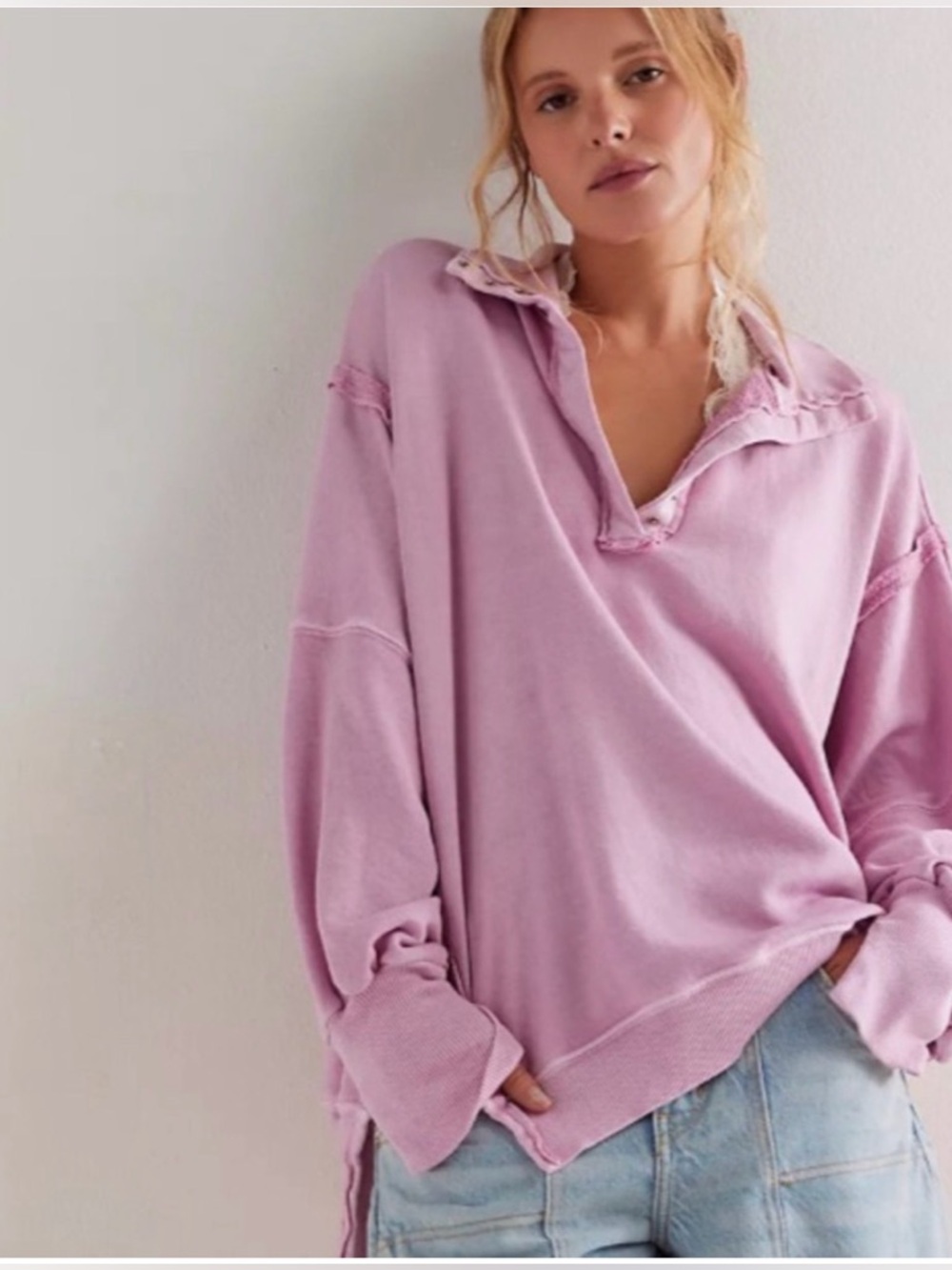 We The Free Camden Henley Sweatshirt